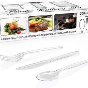 N30021-Clear Combo Cutlery